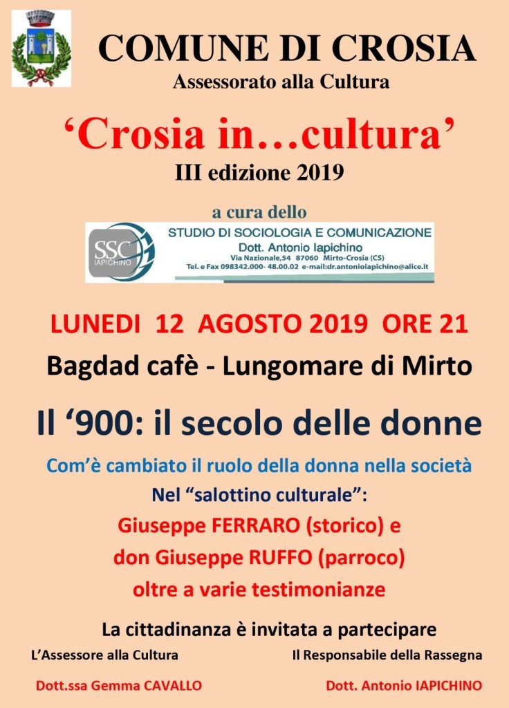 crosia in cultura
