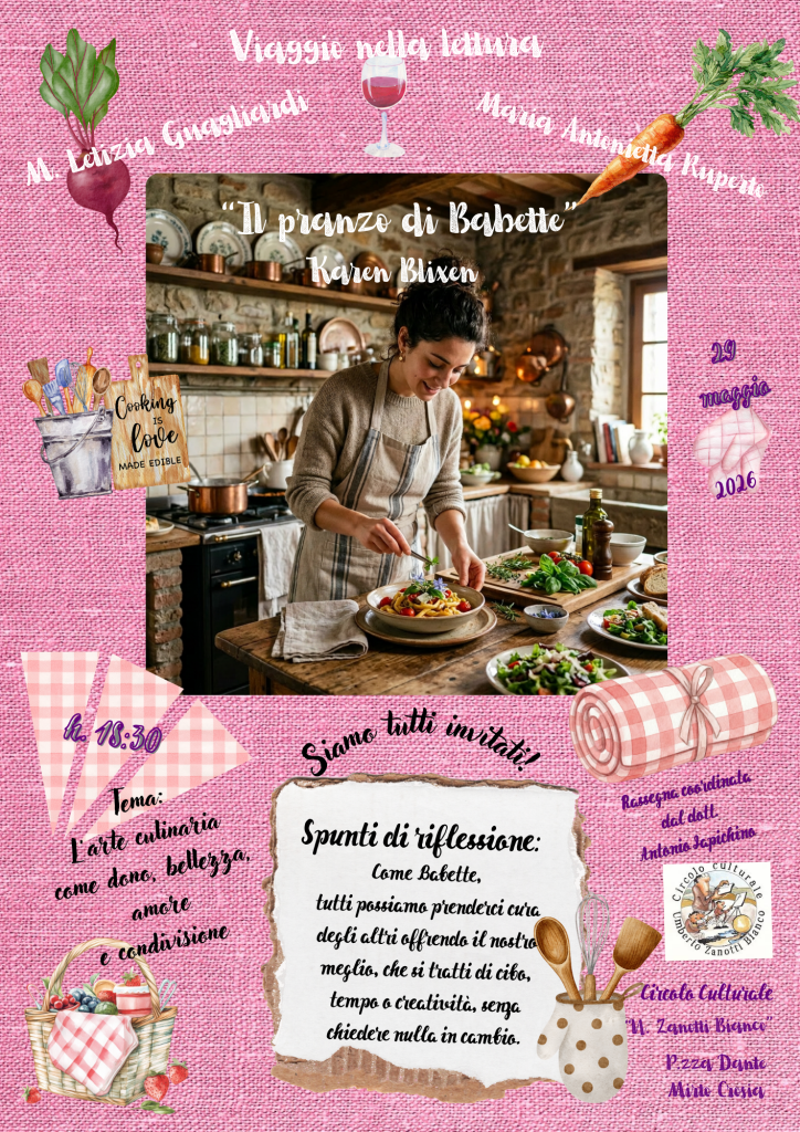 Stasera…tutti al pranzo di&nbsp;Babette!