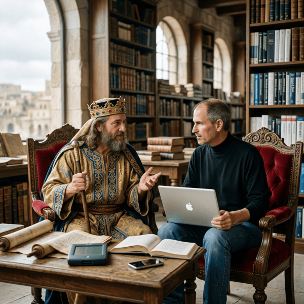 Salomone e Steve Jobs insieme